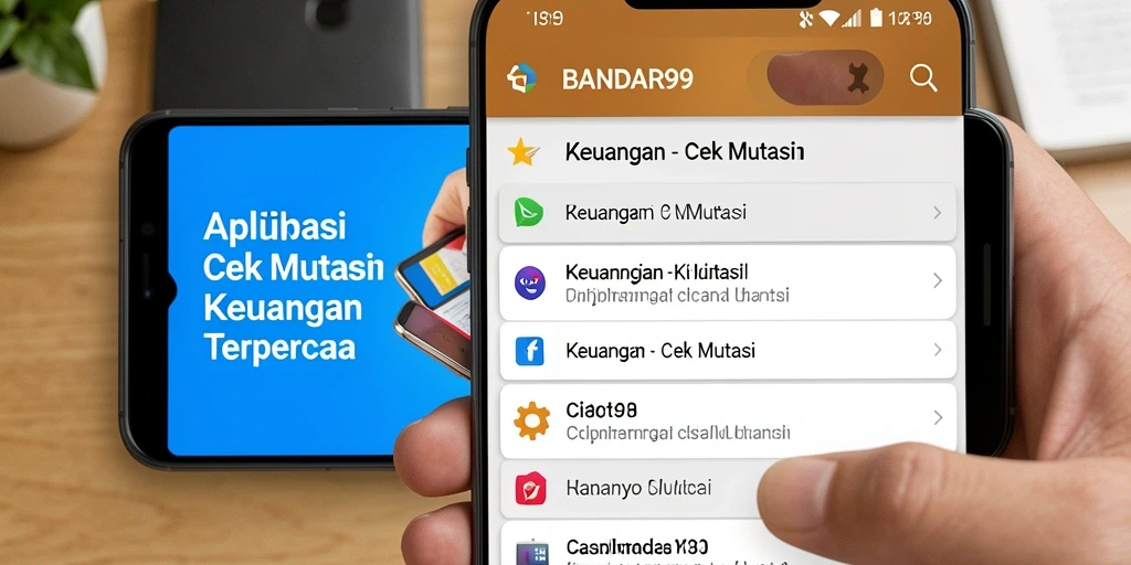 Antarmuka pengguna BANDAR99 yang sederhana dan informatif untuk Cek Mutasi.