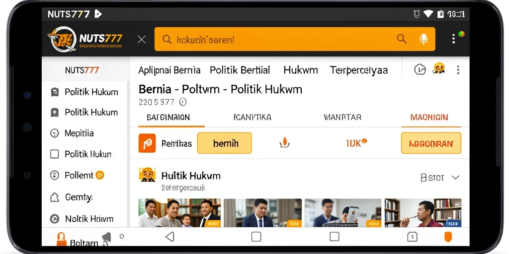 Tampilan antarmuka NUTS777 yang menawan dan informatif.